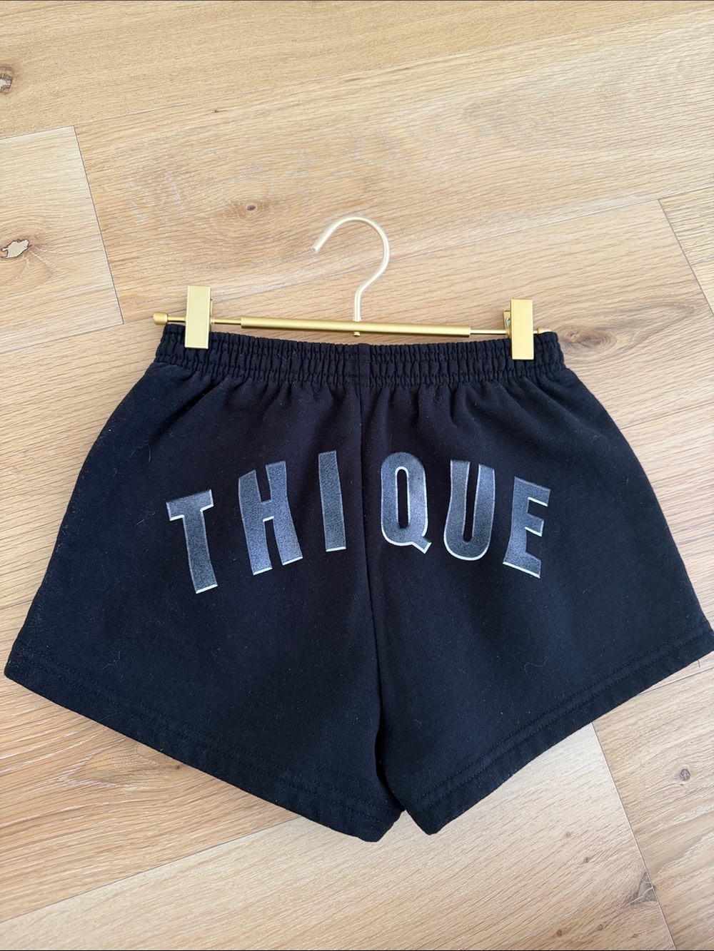 Beyoncé Renaissance World Tour 2023 THIQUE Shorts Black Size S